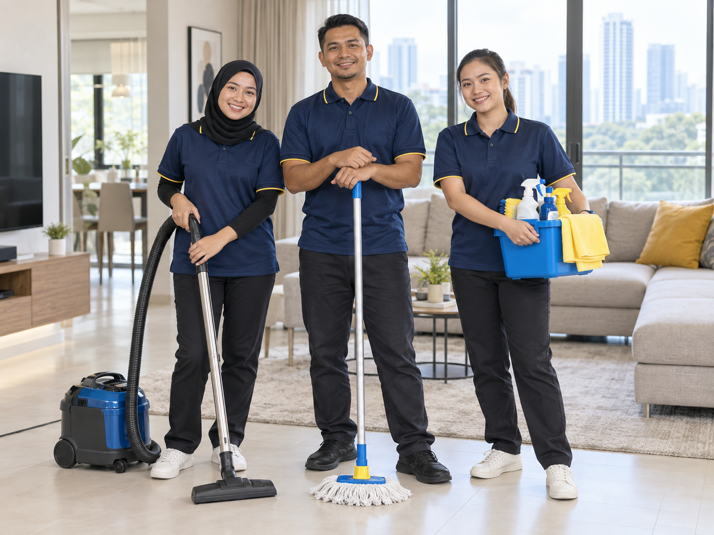 ClearNest professional cleaning team