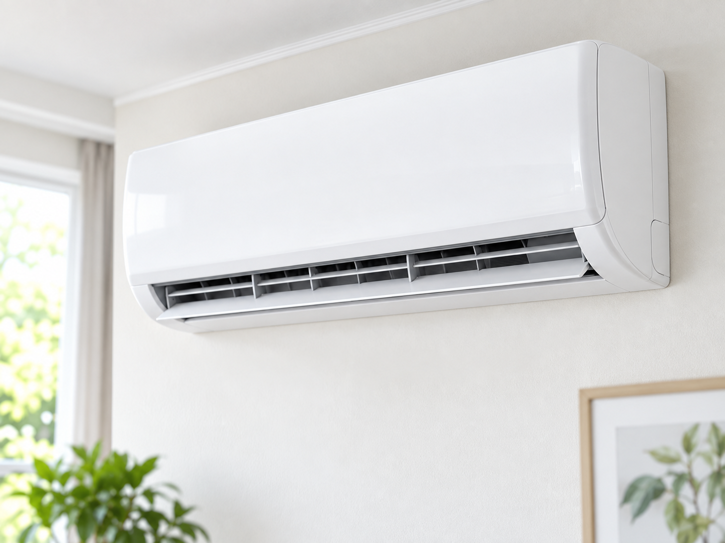 New aircond unit after installation