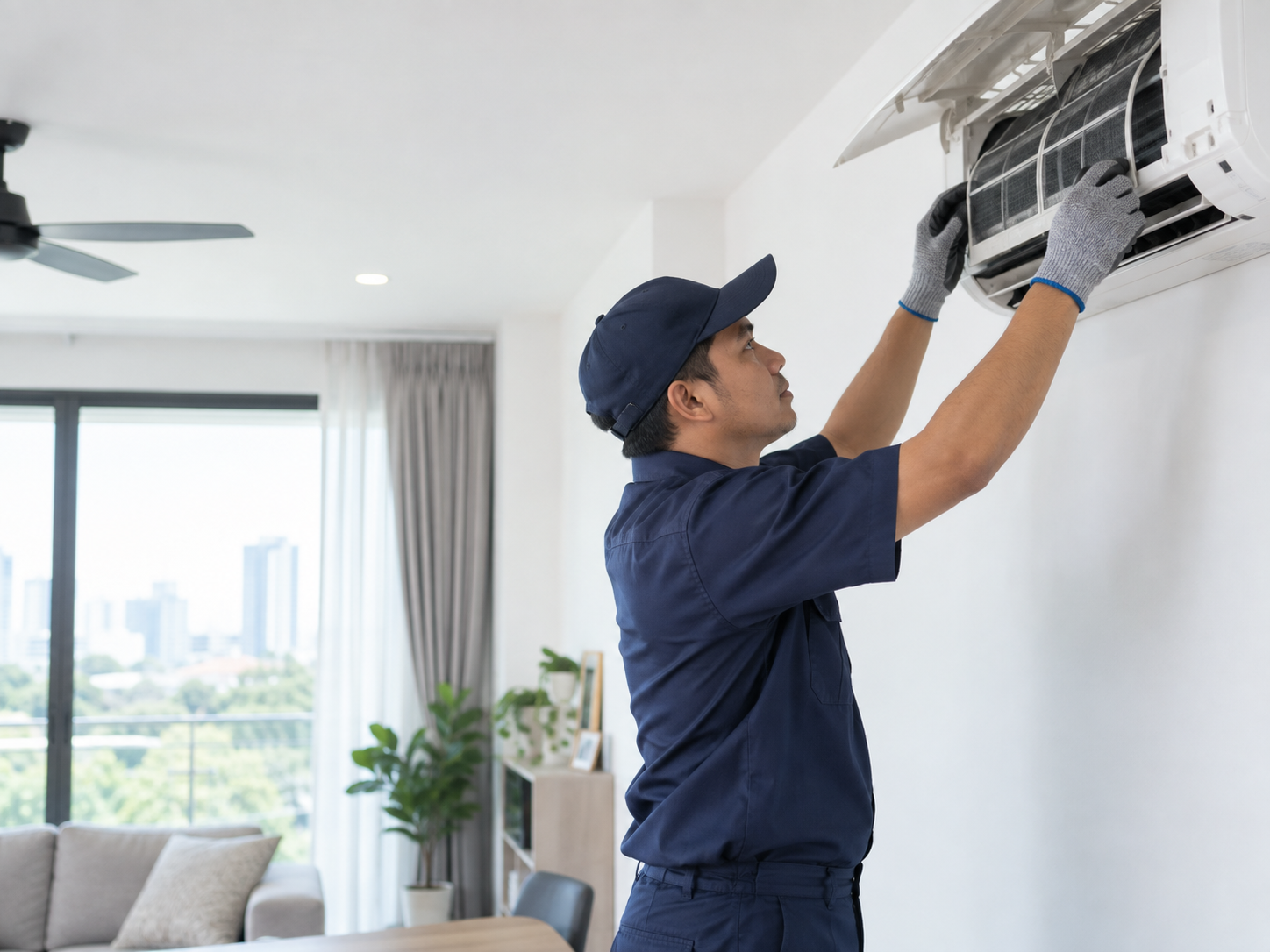 Aircond cleaning and servicing