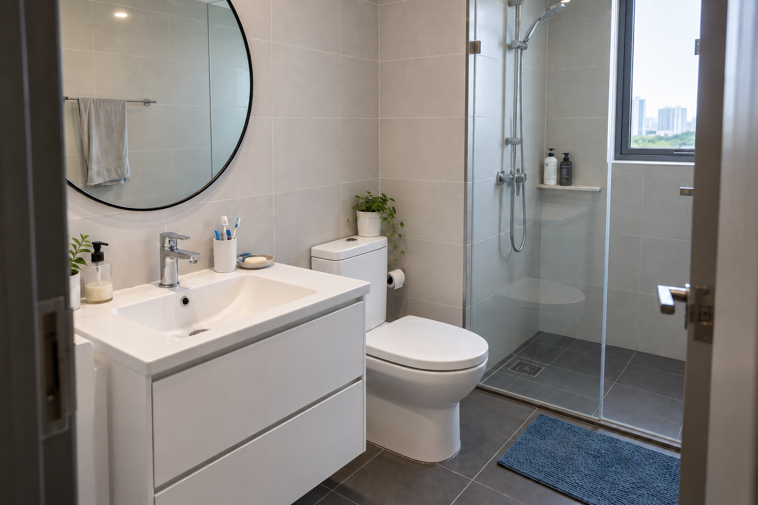 Bathroom deep cleaning after