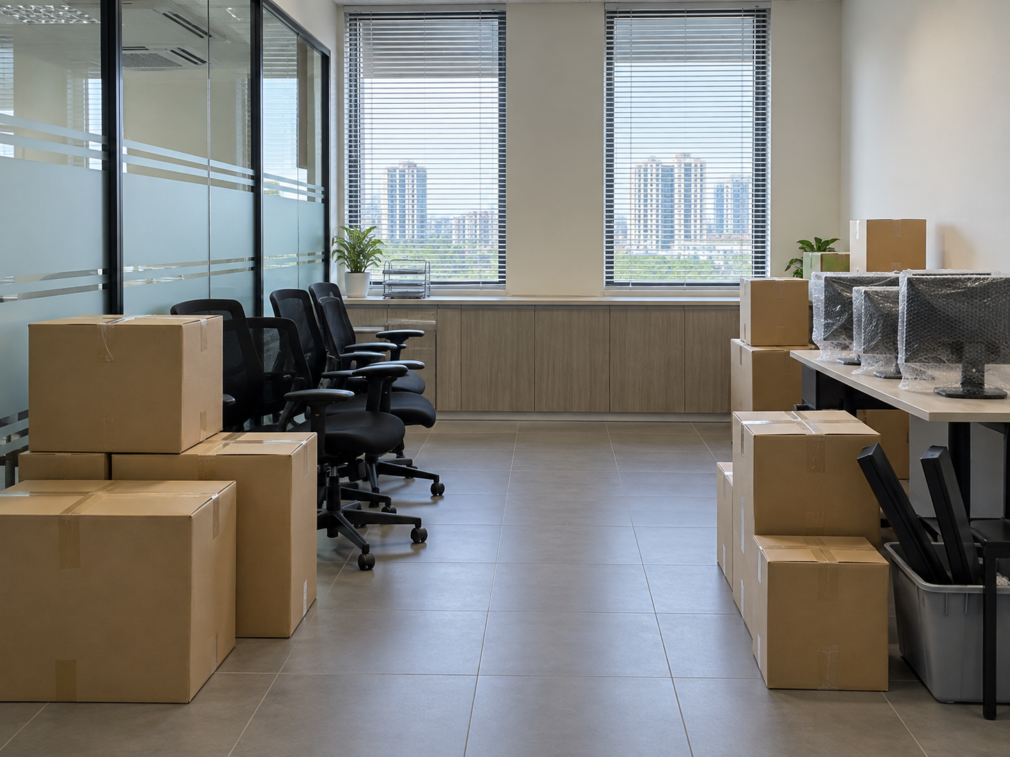 Before: An Organised Office Move