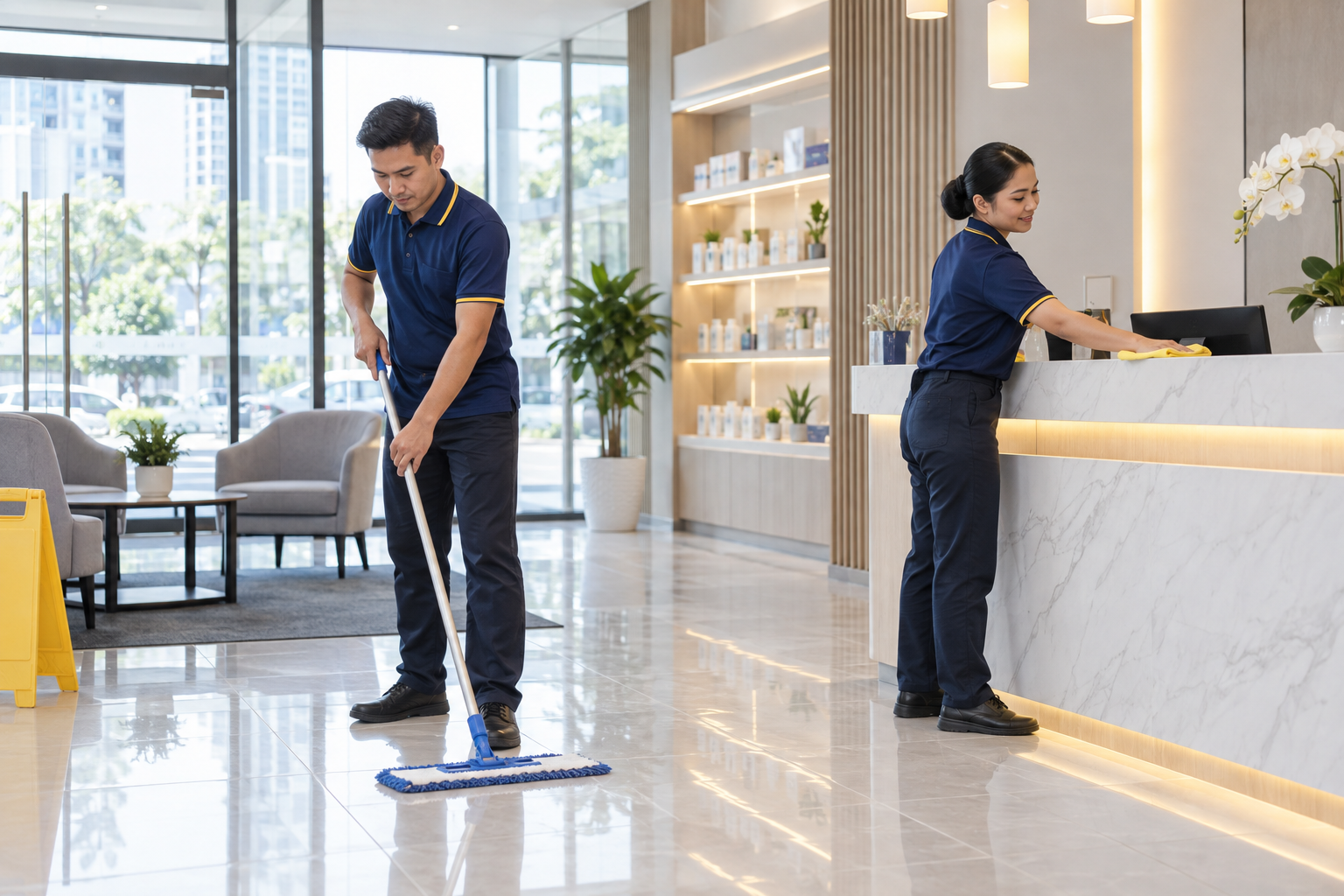 Commercial cleaning service